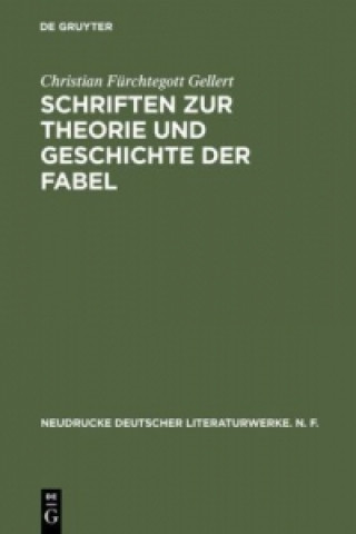 Schriften Zur Theorie Und Geschichte Der Fabel