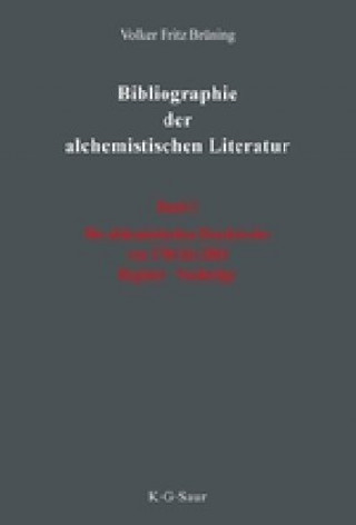 alchemistischen Druckwerke von 1784 bis 2004. Register. Nachtrage