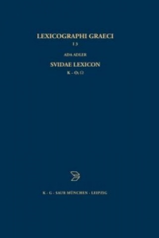 Lexicographi Graeci: Vol. I: CB