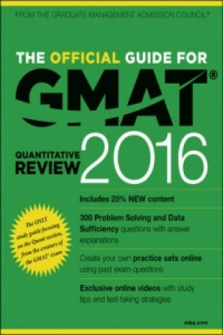 Official Guide for GMAT Quantitative Review 2016 with Online Question Bank and Exclusive Video