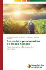 Semeadora puncionadora de tracao humana