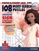 108 Word Search Puzzles with the American Sign Language Alphabet: Bundle 01