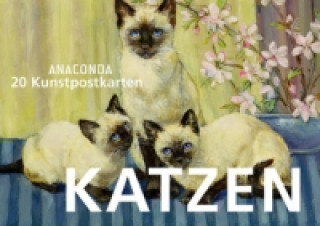 Katzen, Postkartenbuch