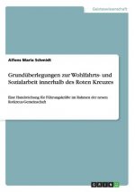 Grunduberlegungen zur Wohlfahrts- und Sozialarbeit innerhalb des Roten Kreuzes