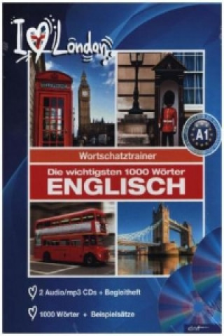 Audiotrainer Die wichtigsten 1000 Wörter Englisch A1, m. 2 Audio-CD, m. 1 Buch, 1 Audio-CD