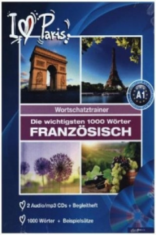 Audiotrainer Die wichtigsten 1000 Wörter Französisch A1, m. 2 Audio-CD, m. 1 Buch, 1 Audio-CD