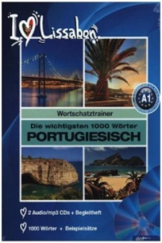 Audiotrainer Die wichtigsten 1000 Wörter Portugiesisch A1, m. 2 Audio-CD, m. 1 Buch, 1 Audio-CD