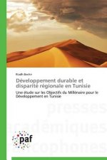 Developpement Durable Et Disparite Regionale En Tunisie