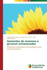 Sementes de mamona e girassol armazenadas