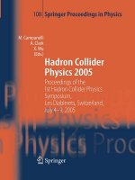 Hadron Collider Physics 2005