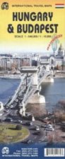 International Travel Map ITM Hungary, Stadtplan Budapest
