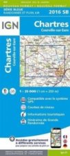 IGN Karte, Serie Bleue Chartres, Courville-sur-Eure