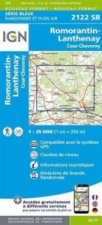 IGN Karte, Serie Bleue Romorantin-Lanthenay, Cours-Cheverny