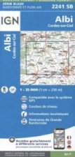 IGN Karte, Serie Bleue Albi, Cordes-sur-Ciel