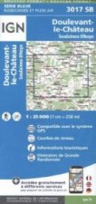 IGN Karte, Serie Bleue Doulevant Château
