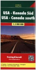 Freytag & Berndt Autokarte USA, Kanada Süd. USA, Canada South