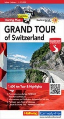 Grand Tour of Switzerland, Touring Map