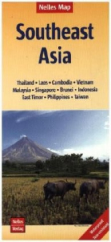 Nelles Maps Southeast Asia, Polyart-Ausgabe. Südostasien / Asie du Sud-Est / Sudeste Asiático