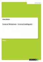 Lexical Relations - Lexical Ambiguity