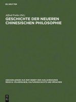 Geschichte Der Neueren Chinesischen Philosophie