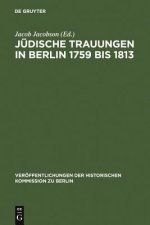 Judische Trauungen in Berlin 1759 bis 1813