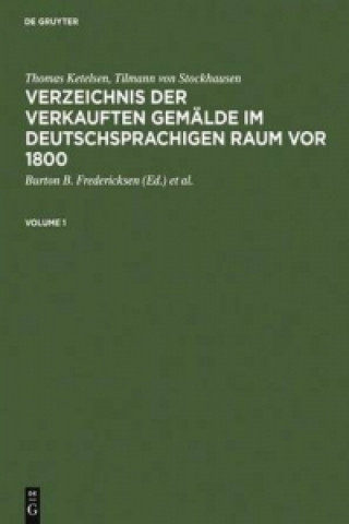 Verzeichnis der verkauften Gemalde im deutschsprachigen Raum vor 1800