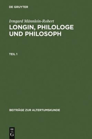 Longin, Philologe Und Philosoph
