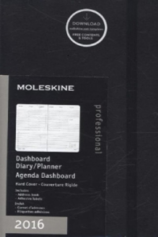 2016 Moleskine Vertical Dashboard Weekly