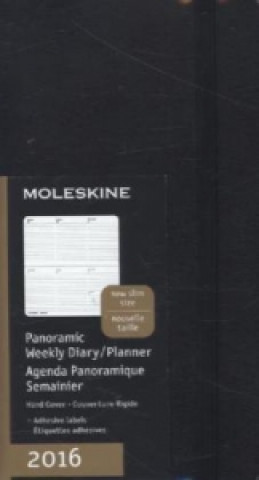 2016 Moleskine Slim Panoramic Diary 12 M