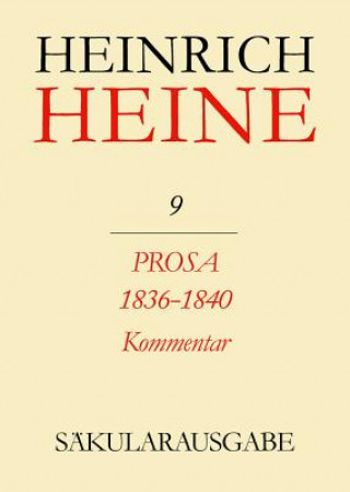 Prosa 1836-1840 - Kommentar