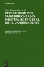 Katalog Der Texte. Jungerer Teil (S - V)
