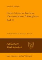 Notker Latinus Zu Boethius, 