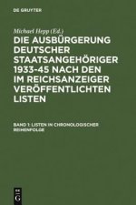 Listen in Chronologischer Reihenfolge / Lists in Chronological Order