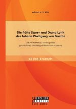 fruhe Sturm und Drang Lyrik des Johann Wolfgang von Goethe