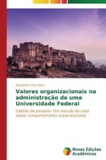 Valores organizacionais na administracao de uma Universidade Federal