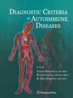 Diagnostic Criteria in Autoimmune Diseases