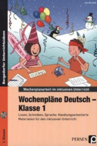 Wochenpläne Deutsch - Klasse 1, m. 1 CD-ROM
