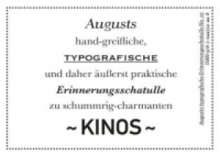 Augusts Erinnerungsschatulle Kinos, m. 40 Minipostkarten