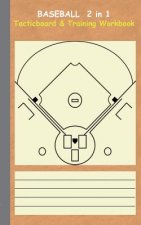 Baseball 2 in 1 Tacticboard and Training Workbook
