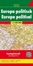 Europa politisch, Straßenkarte 1:3.500.000, freytag & berndt. Freytag & Berndt Mapa de carreteras Europa politico. Freytag & Berndt Autokaart Europ po