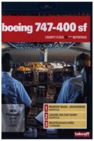 Boeing 747-400 SF - Cockpit-Flüge (3D) / Reportage, 1 Blu-ray