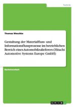 Gestaltung der Materialfluss- und Informationsflussprozesse im betrieblichen Bereich eines Automobilzulieferers (Hitachi Automotive Systems Europe Gmb