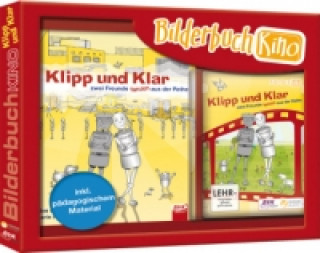 Klipp und Klar - zwei Freunde tanzen aus der Reihe, Bilderbuch mit Bilderbuch-DVD-ROM