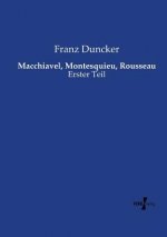 Macchiavel, Montesquieu, Rousseau