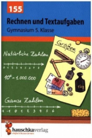 Rechnen und Textaufgaben - Gymnasium 5. Klasse, A5-Heft