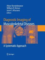 Diagnostic Imaging of Musculoskeletal Diseases