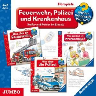 Feuerwehr, Polizei und Krankenhaus, 3 Audio-CDs