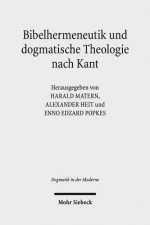 Bibelhermeneutik und dogmatische Theologie nach Kant