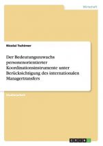Der Bedeutungszuwachs personenorientierter Koordinationsinstrumente unter Berücksichtigung des internationalen Managertransfers
