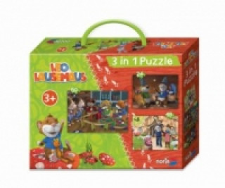 Leo Lausemaus 3 in 1 Puzzlespaß (Kinderpuzzle)